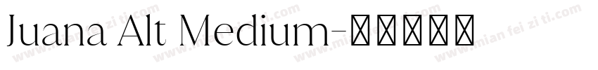 Juana Alt Medium字体转换